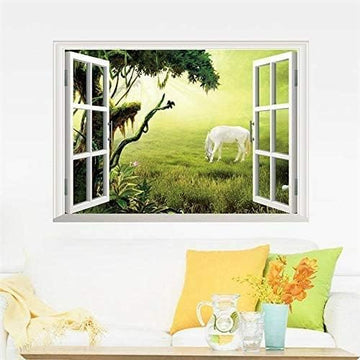 Scenery Wall Paper Stickers – 1 Metre Long Home Wall Decor